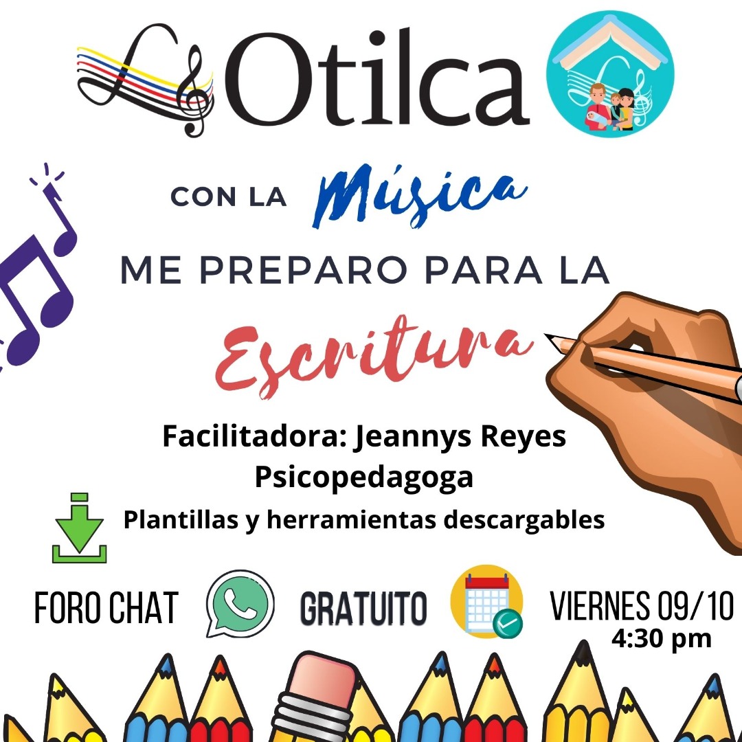 Con la música me preparo para la escritura